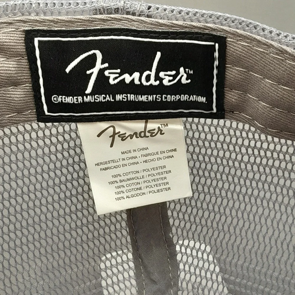 Fender Space Rock Snapback Hat Gray 2023 NWT Adjustable Cap